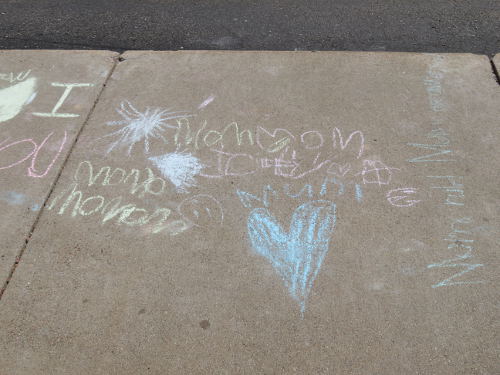 Mother's Day Chalk Art Picture