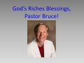 Pastor Bruce Retirement Picture